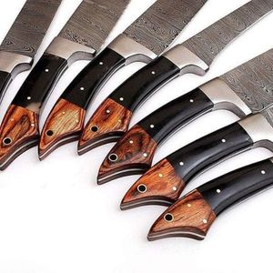 Cuchillo de Cocina de Calidad Industrial para Restaurante, Cuchillo Profesional de Acero con Alto Contenido de Carbono, Borde Dentado, Botón de Presión - Product Image 6