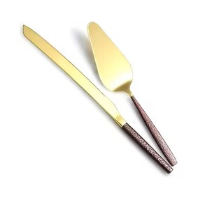 Banquet Use Stainless Steel Cake Server Set Metal Knife and Slice Server Party <b>Tools</b> - Product Image 2