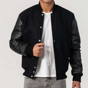 Veste universitaire décontractée pour homme avec logo personnalisé, coupe-vent, respirante, imperméable, impression par décharge, fermeture éclair frontale, qualité OEM supérieure - Product Image 5