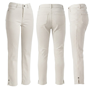 Pantalones rectos de cintura media para mujer, informales y de fiesta, para primavera y verano, largos, teñidos, lavables, transpirables, 6.93 OZ - Product Image 3