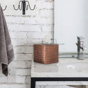 Luxury <b>Wedding</b> Display Free Standing <b>Tissue</b> Box Best Gift Table Decorative Centerpiece Display Napkin Storage Box Customize Logo - Product Image 4