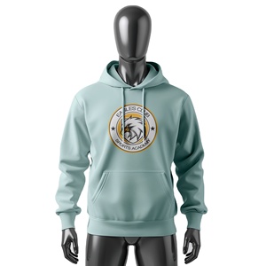 Sweat-shirt à capuche sport unisexe en gros avec poche kangourou, sweat-shirt décontracté d'équipe de club, sweat-shirt d'hiver OEM ODM - Product Image 2