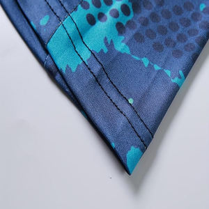 Camisa de Pesca con Capucha para Hombre, Estampado Azul Verde, Manga Larga, Protección UV UPF 50, Material de Poliéster - Product Image 5