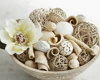 Luxuriöses, handgefertigtes Potpourri-Duftsäckchen mit Eigenmarke, aus natürlichen getrockneten Blumen, Blättern und Kräutern, langanhaltender natürlicher Duft