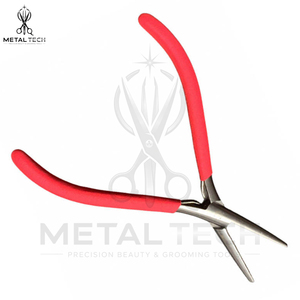 Pinzas Reutilizables de Acero Inoxidable con Doble Resorte para Remover Anillos Micro, Pinzas Profesionales para Extensiones de Cabello al por Mayor - Product Image 3