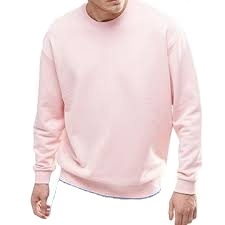 Sudadera en blanco de moda con logotipo personalizado, sudadera de alta calidad sin capucha, Sudadera con cuello redondo para hombre, diseño de color personalizado - Product Image 4