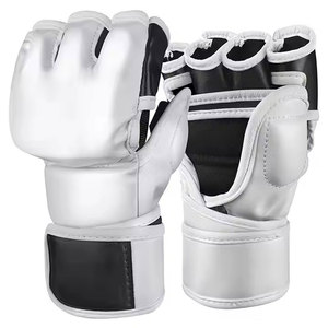 Gants de boxe professionnels en cuir synthétique de haute qualité avec poignées et sangle de poignet réglable pour la gym, le sparring et l'entraînement sur sac – OEM - Product Image 2