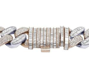 Pulsera de Diamantes Moissanite VVS de Diseño con Engaste Artesanal para Amantes de la Joyería Premium, Disponible para Venta al Por Mayor - Product Image 2