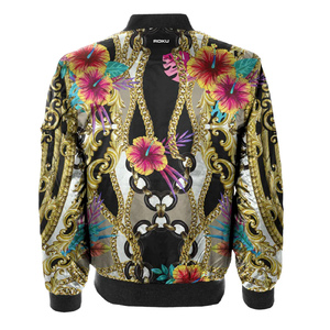 Chaqueta de bombardero ligera a prueba de viento personalizable unisex, ropa de abrigo informal de moda con logotipo personalizado para invierno, venta al por mayor, OEM/ODM - Product Image 2