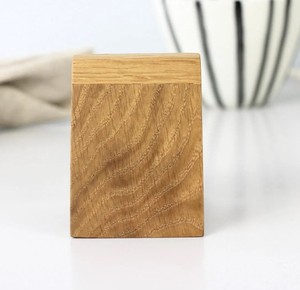 Soporte de menú de madera de roble natural grabado a medida con código QR, cartel de mesa, expositor de sobremesa, estilo antiguo y moderno. - Product Image 5
