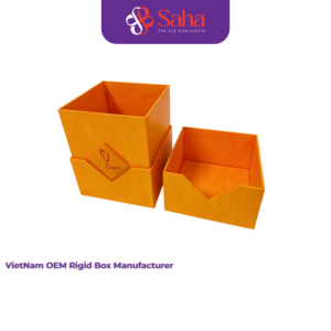 <b>Matt</b> Lamination Bio-degradable Materials Handmade Gold Foil Stamping Customizable Gift Embossing Recyclable Rigid Boxes - Product Image 3