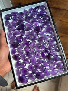 Lot en gros d'améthyste naturelle de haute qualité, qualité AAA, vendu au poids, avec formes et tailles variées pour la fabrication de bijoux - Product Image 2