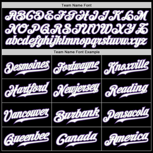 Maillots de baseball personnalisés de haute qualité avec logo, uniformes d'équipe sublimés noirs et violets, vêtements d'entraînement professionnels pour le baseball, vente en gros - Product Image 5