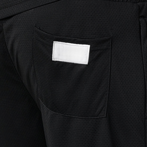 <b>Mens</b> Solid <b>Black</b> Mesh Athletic <b>Shorts</b> Casual Gym Training Running Sportswear Breathable Quick Dry Waterproof Eco-Friendly - Product Image 4