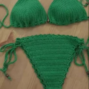 Braguita de bikini de ganchillo, 100% algodón - Product Image 1
