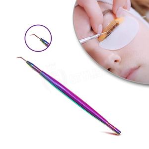 Herramienta de elevación de pestañas de acero inoxidable con etiqueta privada de logotipo personalizado con ranuras herramienta de separación de pestañas para extensiones de pestañas - Product Image 4