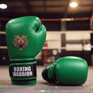 Gants de boxe synthétiques pour hommes et femmes Gants de boxe d'entraînement de style professionnel - Product Image 1