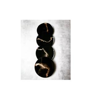 Posavasos de resina epoxi de calidad premium con superficie resistente al calor para proteger mesas de madera, vidrio y mármol. - Product Image 4