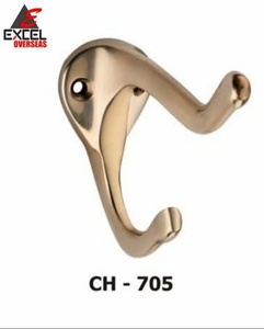 Gancho de hierro fundido para sombreros y abrigos con diseño de manija, para instalaciones estándar en puertas, precio al por mayor - Product Image 1