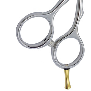 Tijeras de Peluquería de Acero Inoxidable, Hoja Curva Afilada, para Diestros, Herramientas Profesionales para Estilistas, Confiables - Product Image 5