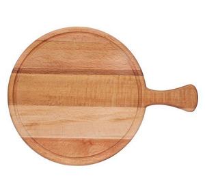 Tabla de Cortar Redonda de Madera de Alta Calidad, Estilo Ecológico para Cocina, Frutas, Queso, Plato Redondo Sostenible para Pizza - Product Image 5