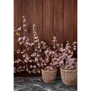 ชุดตะกร้าหวายทรงกลมสีเทา3ใบเครื่องมือหมุนสำหรับจัดเก็บทอ - Product Image 3