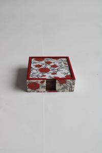 Les sous-verres à thé élégants en résine et émail de qualité supérieure protègent vos surfaces avec style pour les boissons chaudes ou froides d'Inde - Product Image 2