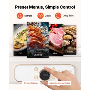<b>Electric</b> Food <b>Steamer</b> 10.6 QT 3-Tier Stainless Steel Trays 1200W Vegetable <b>Steamer</b> for 2-4 Servings - Product Image 4