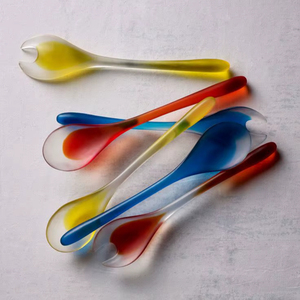 ชุดช้อนและส้อมทำจากเรซิ่นคุณภาพพรีเมียม เป็นมิตรกับสิ่งแวดล้อม สำหรับใช้ในบ้าน ครัว ร้านอาหาร และบุฟเฟ่ต์ - Product Image 1
