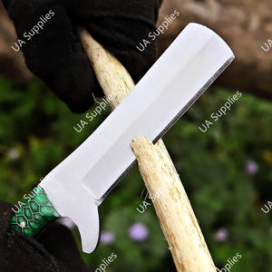 Cuchillo de caza y camping de acero inoxidable de espiga completa, hecho a mano, estilo vaquero occidental, tipo Bull Cutter, con diseño de panal de abeja y colores vibrantes, ¡el más vendido! - Product Image 5