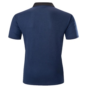Polo pour hommes chemise de golf de sport haut brodé T-shirt à manches courtes couleur unie Logo personnalisé t-shirt vierge chemises pour adultes grande taille décontracté - Product Image 5