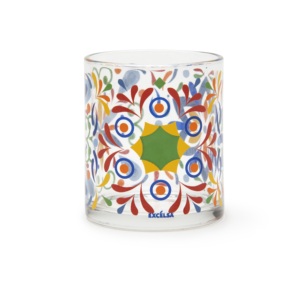 Juego de 6 vasos Excelsa Puebla de 25 cl, multicolor, decorativos para fiestas y decoración de mesa. - Product Image 1