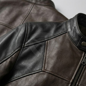 Premium Men Leather Jacket Classic Biker Style With Durable Zipper Winter Jacket For Winter Fashion And Casual Street Wear - Product Image 5