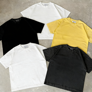 Camisetas de Alta Calidad Estilo Hip Hop, Lavadas, Unisex, Impresión Gráfica DTG, Tallas Grandes, Fabricantes de Ropa Urbana al por Mayor - Product Image 1