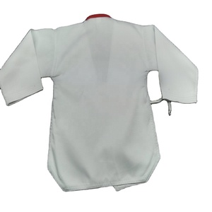 Dobok de taekwondo profesional Unisex, uniforme de Karate de diseño 100 algodón, Blanco personalizado, WTF, oem - Product Image 1