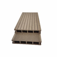 Revêtement de Sol Extérieur WPC Antidérapant Étanche à Emboîtement, Dalles de Terrasse en Bois Composite Plastique, Planche de Terrasse en Bois Composite