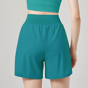 Shorts de sport taille haute pour femme – Idéal pour le fitness, l'entraînement et la course estivale – Anti-humidité - Product Image 2