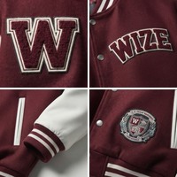 Vestes universitaires brodées sur mesure avec des patchs en chenille de qualité supérieure, tissu en laine durable, designs élégants, vestes pour hommes