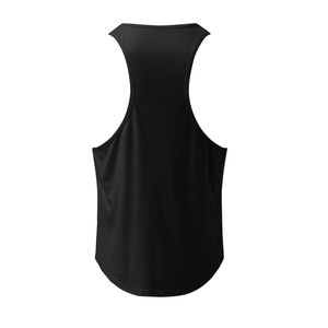 Men's <b>Black</b> Sleeveless O-Neck <b>Tank</b> <b>Top</b> Solid Knitted Casual Breathable 100% Cotton Muscle Tee - Product Image 4