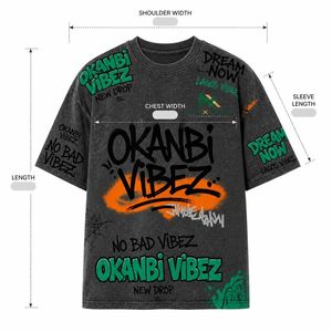 Custom Mens Acid Wash <b>Graffiti</b> Print Oversized <b>T</b> <b>Shirt</b> Summer Hip Hop Streetwear Tee Breathable Cotton Graphic Clothing - Product Image 6