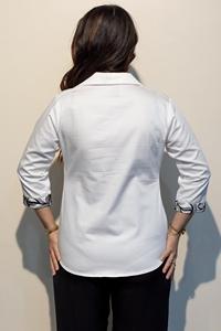 เสื้อเชิ้ตผ้าฝ้ายสีดำ ARIA พรีเมียมและหรูหราสำหรับผู้หญิง จากซัพพลายเออร์อินเดีย เสื้อผู้หญิงและเสื้อเชิ้ต - Product Image 4