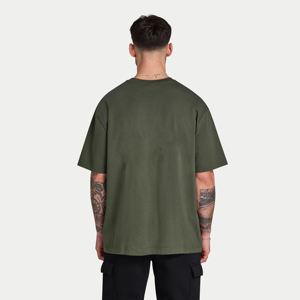 T-shirt Hip Hop Homme Personnalisé 2026 100% Coton, Impression Numérique du Logo, Coupe Ample, Couleur Unie, Respirant - Product Image 2
