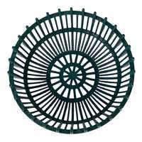 Pot à fleurs en plastique PP noir de style zen asiatique, origine Vietnam, pour orchidées, maison, jardin, pépinière, 300x165 GL-B30, marque Folin