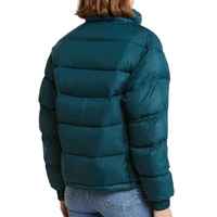 Blouson matelassé oversize pour femme, à capuche, chaud, respirant, léger, zippé, décontracté, pour l'extérieur, motif losanges