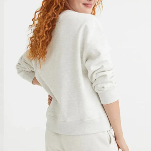 women sweatshirt fleece lined pullover long sleeve soft top perfect for cold weather casual outfits relaxed fit winter fashion - Product Image 2