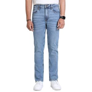 Jeans en denim pour hommes de haute qualité, style moderne, prix de gros, Bangladesh, lavage moyen, poids moyen, motif uni - Product Image 1