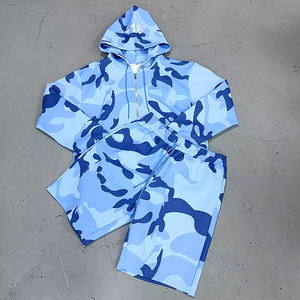 New Trendy Fully Customized Made Best Supplier OEM High-Quality Sublimated Lightweight Hooded <b>Windbreaker</b> & Athletic Shorts - Product Image 1