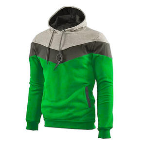 Sweat-shirt à capuche pour homme, manches longues, tissu tricoté respirant, design éco-responsable avec poche, pull-over, logo et impression personnalisés - Product Image 2