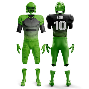 Maillot de football américain personnalisé à col en V par sublimation, maillot de football américain personnalisé brodé pour équipe - Product Image 2
