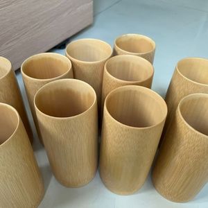 Tasse à boire en bambou écologique, style rustique, la plus vendue, vente en gros directe usine - Product Image 4